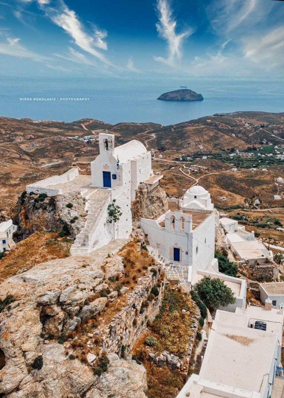 Eleios Hotel Serifos Livádi Kültér fotó